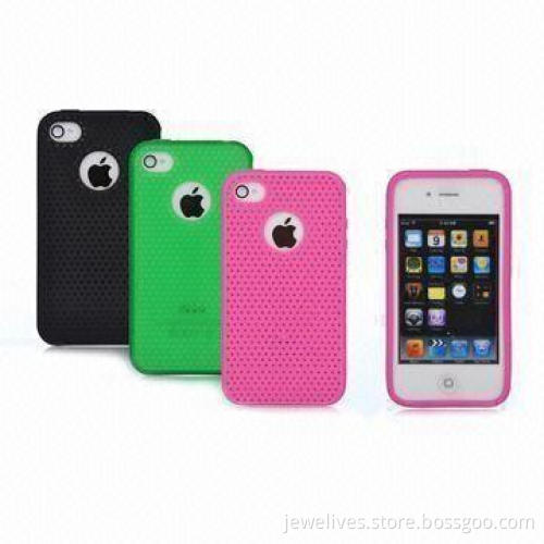 Durable Silicone Skin Cases for Apple's iPhone 4, Protects Phone from Scratches and Bumps